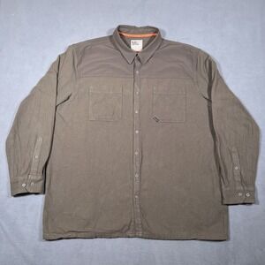5.11 TACTICAL Ascension Long Sleeve Shirt Men's 2XL Ark Olive Green Button Up